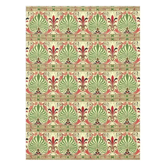 grieks friespatroon tafelkleed (Voorkant)