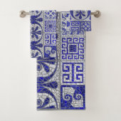Grieks Gebroken Tegel Mozaïek Kunst Bad Handdoek (Insitu)