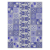 Grieks Gebroken Tegel Mozaïek Kunst Tafelkleed (Voorkant)