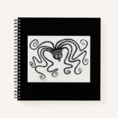 Grieks geïnspireerd door Myceense octopus Notitieb Notitieboek (Voorkant)