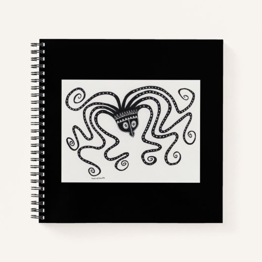 Grieks geïnspireerd door Myceense octopus Notitieb Notitieboek (Voorkant)
