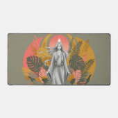 Grieks geïnspireerde Boho Art Bureaumat (Voorkant)