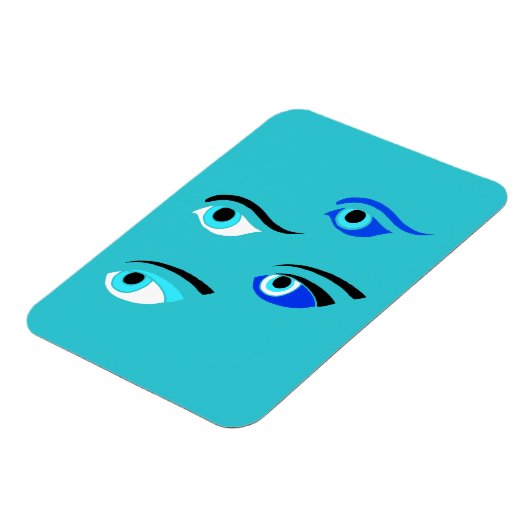 Grieks Gevist boat-boviene oogsymbolen Magneet (Linkerzijde)