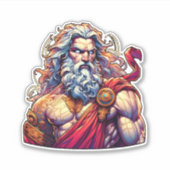 Grieks God Zeus Sticker (Voorkant)