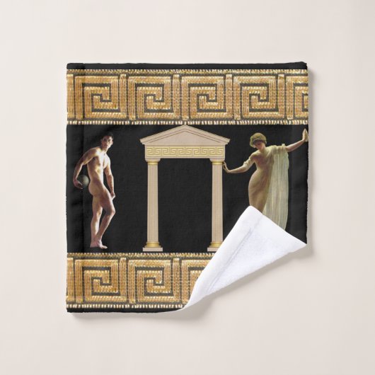 Grieks Goden Gift -Gast Handdoek Set (Wasdoekje)
