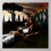 Grieks-Gods-Ares Poster (Voorkant)