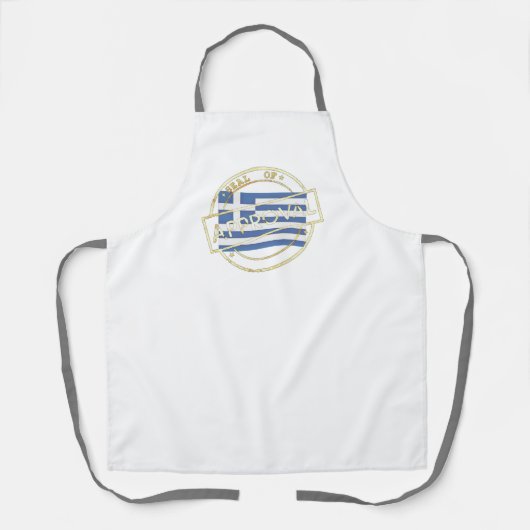 Grieks Grappig, Humor, sarcastisch, citeert Schort (Voorkant)