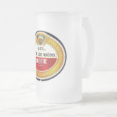 Grieks Grappig, Humor, Sarcastisch, Product, Bier Matglas Bierpul (Voorkant rechts)