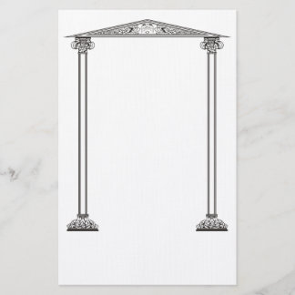 Grieks grensbriefpapier briefpapier
