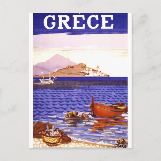 grieks Griekenland Briefkaart (Voorkant)