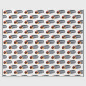 Grieks Gyro Pita Vlees Sandwich Mediterranean Food Cadeaupapier (Vlak)