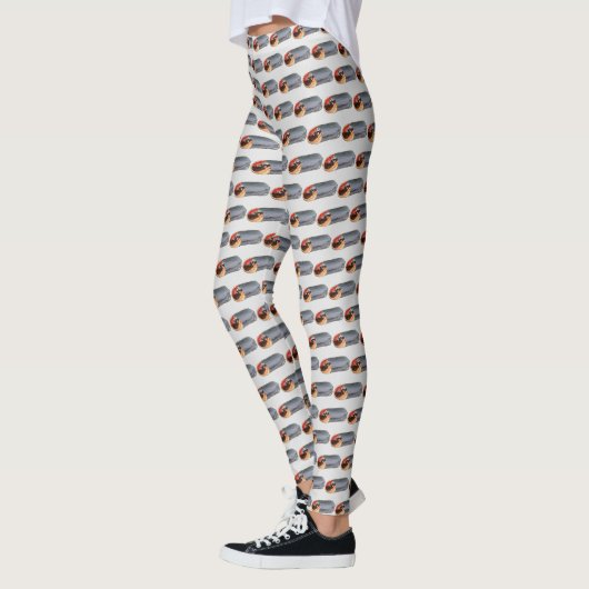 Grieks Gyro Pita Vlees Sandwich Mediterranean Food Leggings (Links)