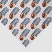 Grieks Gyro Pita Vlees Sandwich Mediterranean Food Tissuepapier (Detail)