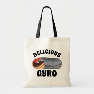 Grieks Gyro Pita Vlees Sandwich Mediterranean Food Tote Bag