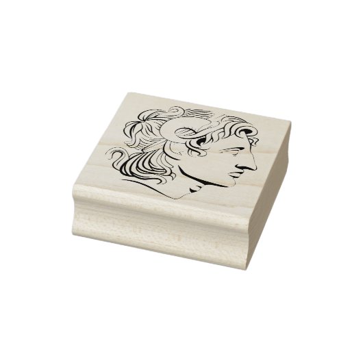 Grieks hoofd art stempel (Stempel)
