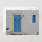 Grieks huis briefkaart (Voorkant / Achterkant)