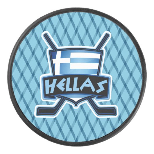 Grieks Ice Hockey Team Puck (Voorkant)