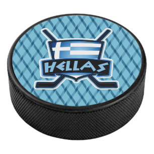 Grieks Ice Hockey Team Puck