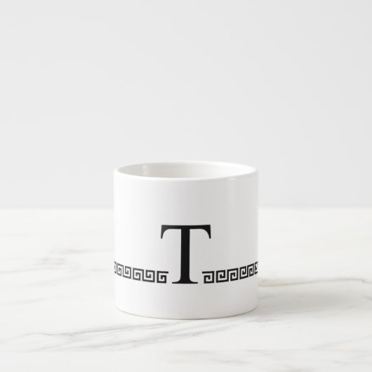 Grieks Initiaal Espresso Kop (Voorkant)