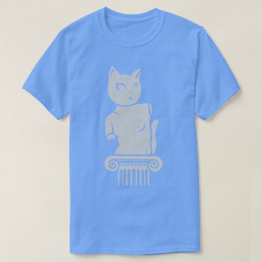 Grieks kattenbeeld Venus de Milo Venus de Meowlo T-shirt (Design voorkant)
