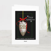 Grieks Kerstmiswenskaart Feestdagen Kaart (Achterkant)