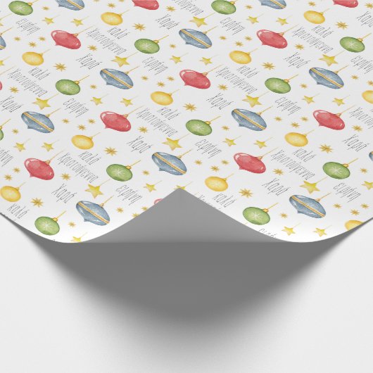 Grieks kerstpapier cadeaupapier (Hoek)