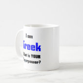 grieks koffiemok (Voorkant links)