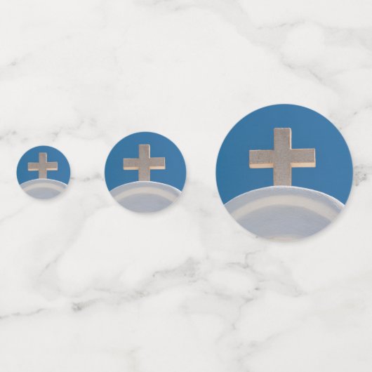 Grieks kruis confetti (Voorkanten)