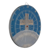 Grieks kruis dartbord (Voorkant Links)