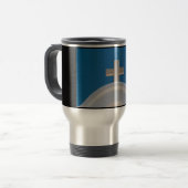 Grieks kruis reisbeker (Voorkant links)