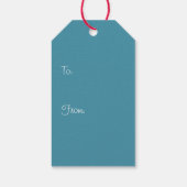 Grieks Kwaad Oog Rode Wimpers Cadeaulabel (Achterkant)