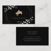 grieks lijst piano - visitekaartje (Voorkant / Achterkant)