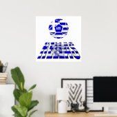 Grieks Logo Voetbal Gifts Poster (Thuiskantoor)