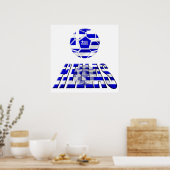 Grieks Logo Voetbal Gifts Poster (Keuken)