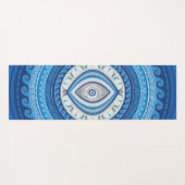 Grieks Mati Mataki - Griekse versiering van de oge Yogamat (Achterkant (horizontaal))