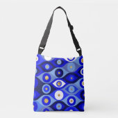 Grieks Mati Mataki - Matiasma Evil Eye blue Crossbody Tas (Voorkant)