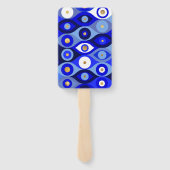 Grieks Mati Mataki - Matiasma Evil Eye blue Handwaaier (Achterkant)