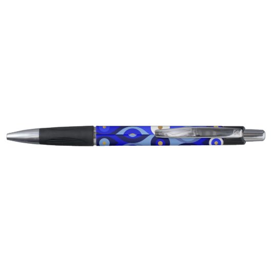 Grieks Mati Mataki - Matiasma Evil Eye blue Pen (Achterkant)
