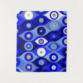 Grieks Mati Mataki - Matiasma Evil Eye blue Wandkleed (Voorkant)