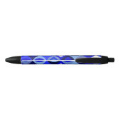 Grieks Mati Mataki - Matiasma Evil Eye blue Zwarte Inkt Pen (Achterkant)