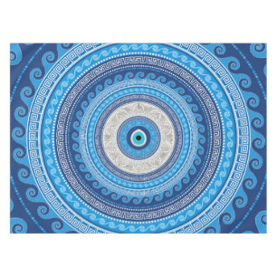 Grieks Mati Mataki - Matiasma Evil Eye ornamed #2 Tafelkleed
