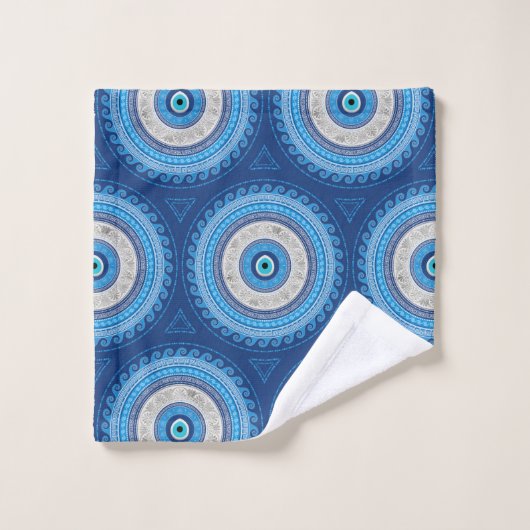 Grieks Mati Mataki - Matiasma Evil Eye ornament Bad Handdoek (Wasdoekje)