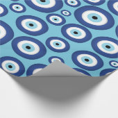 Grieks Mati Mataki - Matiasma Evil Eye Pattern #2 Cadeaupapier (Hoek)