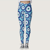 Grieks Mati Mataki - Matiasma Evil Eye Pattern #2 Leggings (Voorkant)