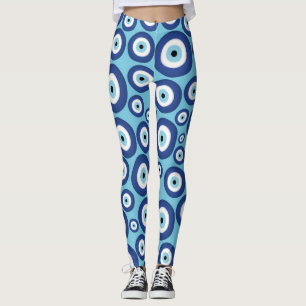 Grieks Mati Mataki - Matiasma Evil Eye Pattern #2 Leggings