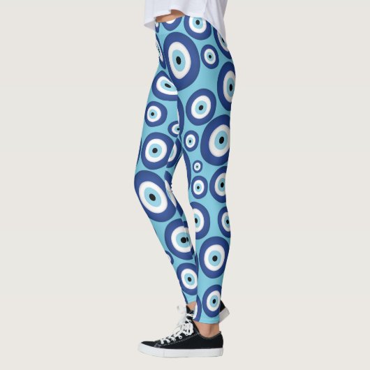 Grieks Mati Mataki - Matiasma Evil Eye Pattern #2 Leggings (Links)