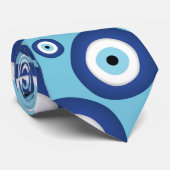 Grieks Mati Mataki - Matiasma Evil Eye Pattern #2 Stropdas (Opgerold)