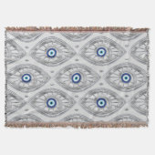 Grieks Mati Mataki - Matiasma Evil Eye Pattern #3 Deken (Voorkant)