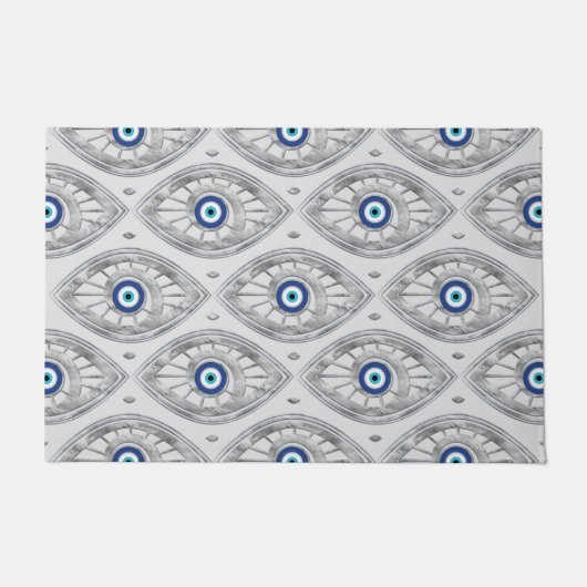 Grieks Mati Mataki - Matiasma Evil Eye Pattern #3 Deurmat (Voorkant)