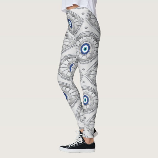 Grieks Mati Mataki - Matiasma Evil Eye Pattern #3 Leggings (Links)